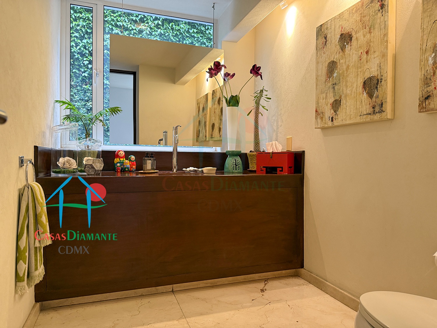 Jardines del Pedregal Casa Rivera EJ - Baño de visitas 1